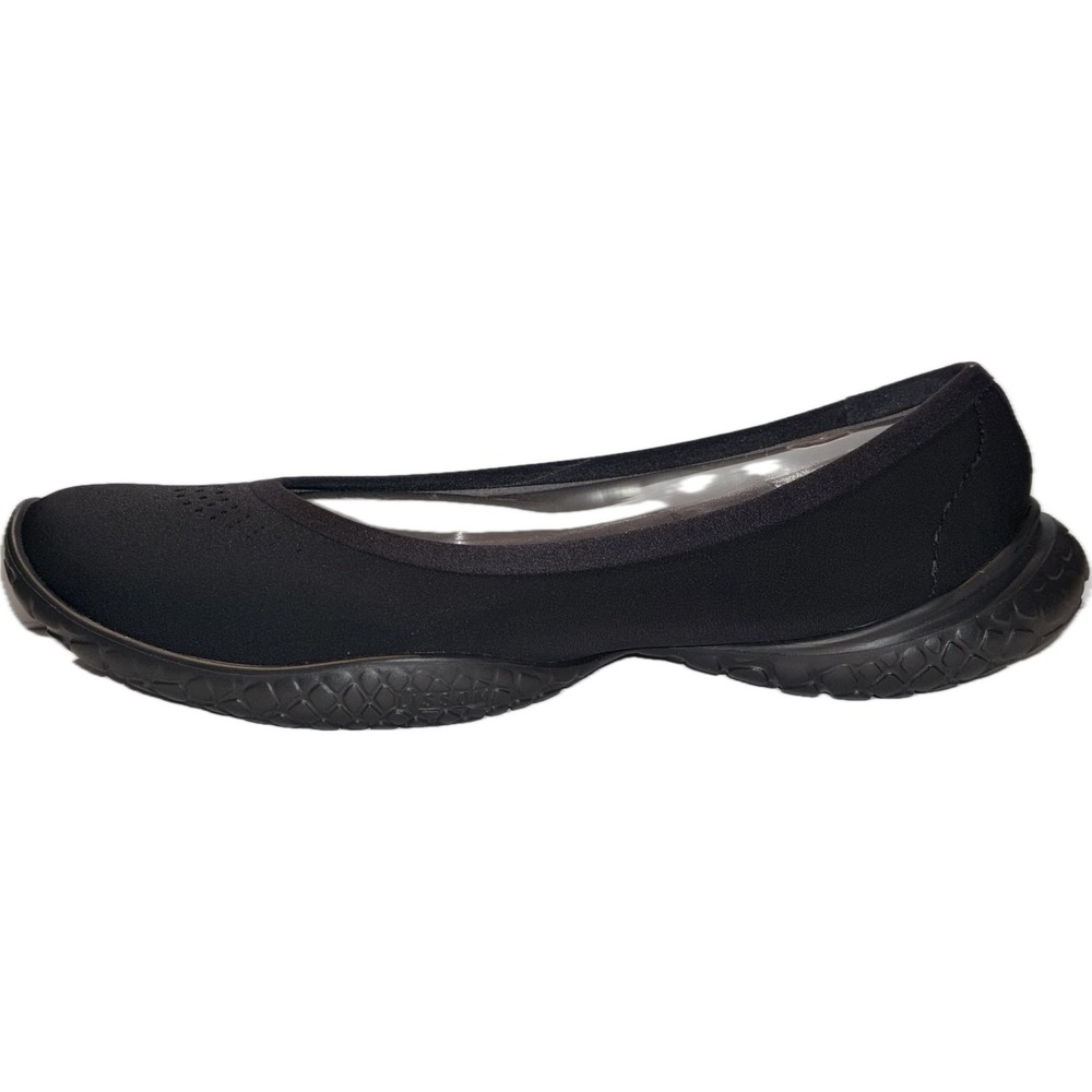 Lissom Flyte Ballet Flat Minimalist Black Knit Comfort Shoes 9